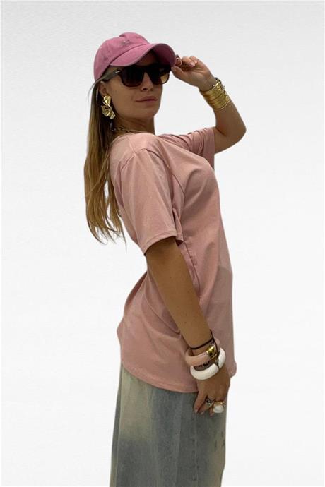 Maglia over mezza manica GIROCOLLO